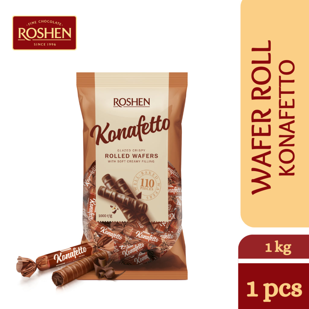 Roshen Konafetto Nero, Sweets In Cocoa Compound Coating