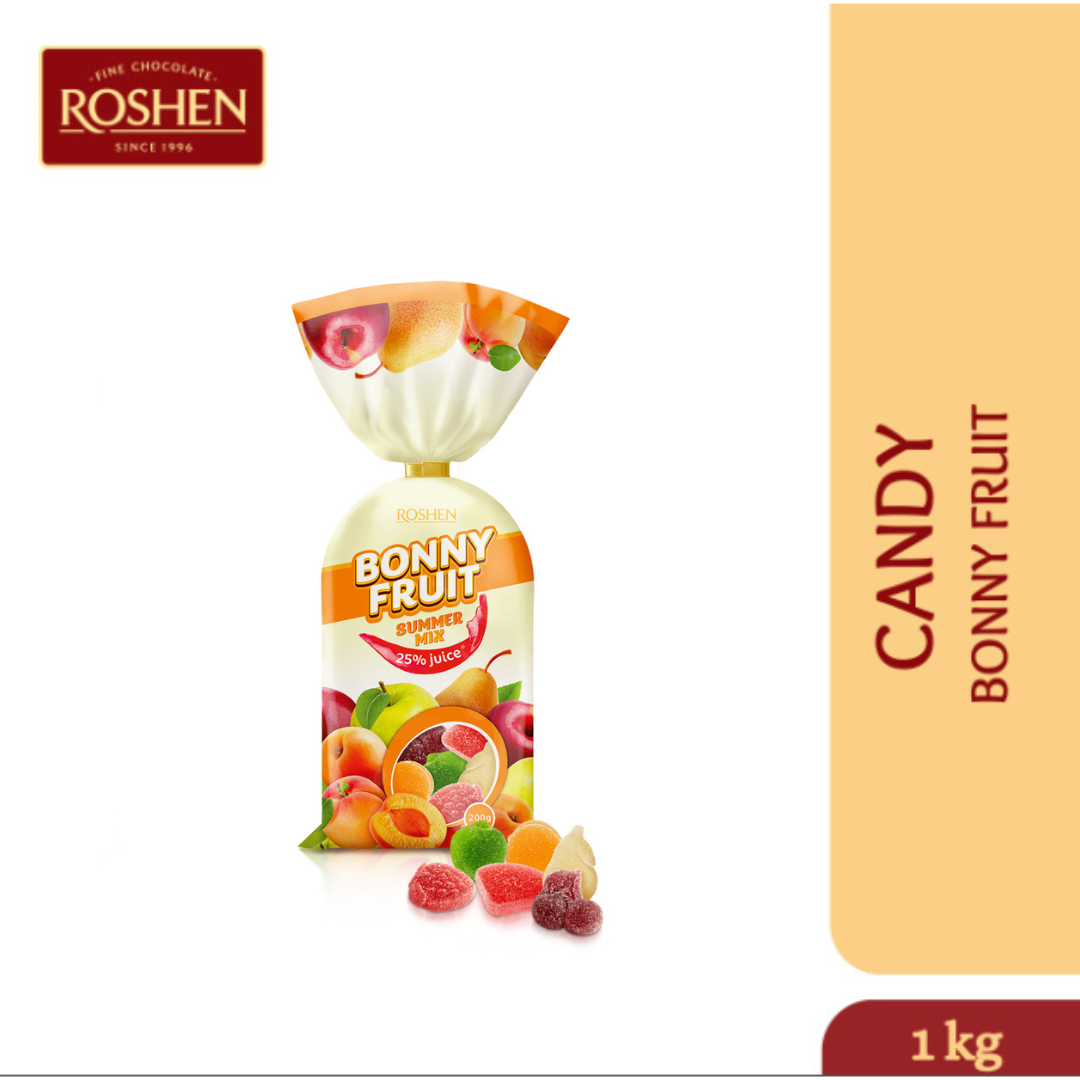 ROSHEN Bonny Fruit Jelly Gummies Summer Mix(200g)