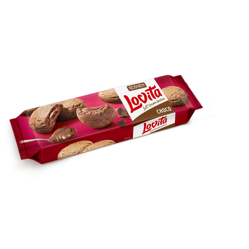Roshen Lovita Soft Cookies choco 127g