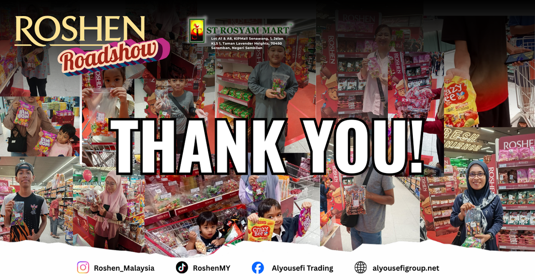 Roshen Roadshow at ST Rosyam Mart Senawang: A Sweet Success!