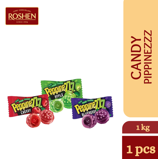 ROSHEN Peppinezz Sour Candy (1kg)X5 (WHOLESALE)