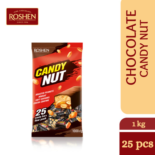Roshen Candy Nut Nougat And Soft Caramel With Peanuts 1Kg