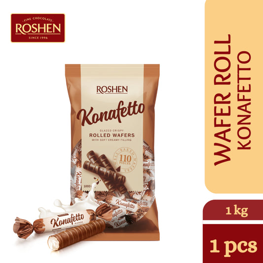 Roshen Konafetto Bianco, Sweets In Cocoa Coating