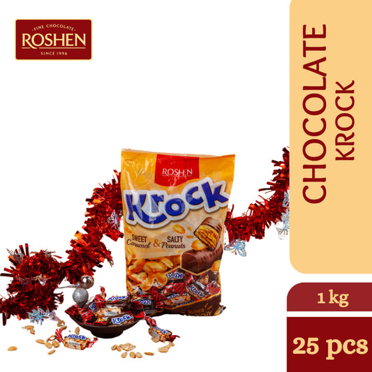 Roshen Krock Sweets With Peanut Paste In Cocoa Coating (1kg)