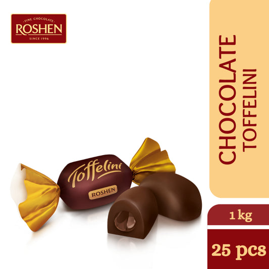 Roshen Toffelini Sweets With Chocolate Filling 1KGX6 (WHOLESALE)