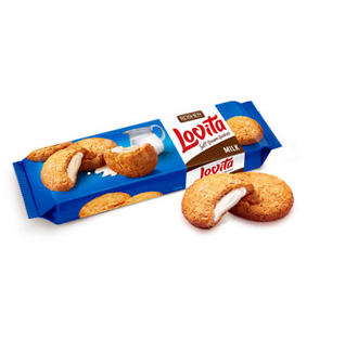 Roshen Lovita Soft Cream Cookies milk 127gX18 (WHOLESALE)