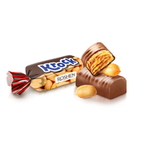 Roshen Krock Sweets With Peanut Paste In Cocoa Coating 1KGX8 (WHOLESALE)