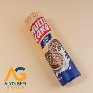 Roshen Biscuit Multicake milky cream 180gx28 (WHOLESALE)