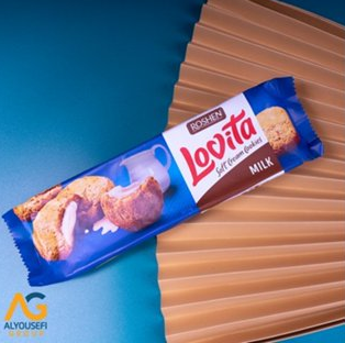 Roshen Lovita Soft Cream Cookies milk 127gX18 (WHOLESALE)