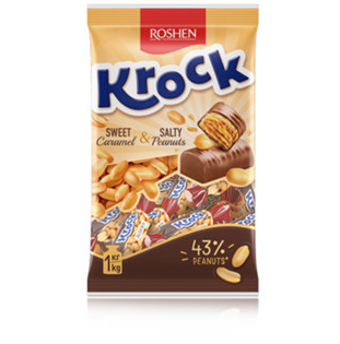 Roshen Krock Sweets With Peanut Paste In Cocoa Coating 1KGX8 (WHOLESALE)