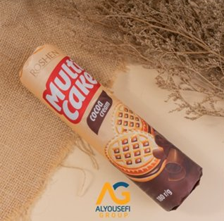 Roshen Biscuit Multicake cocoa cream 180gX28 (WHOLESALE)