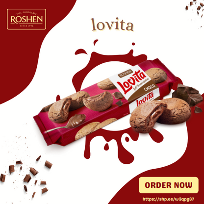 Roashen Lovita Soft Cream Cookies choco 127g