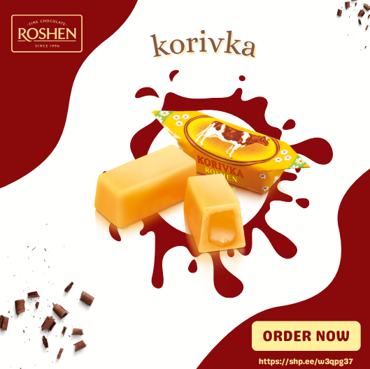 Roshen Korivka Milky Sweets 1KGX7 (WHOLESALE)