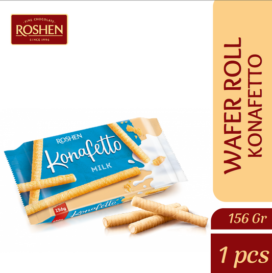 Roshen Konafetto Rolls with Milky Cream
