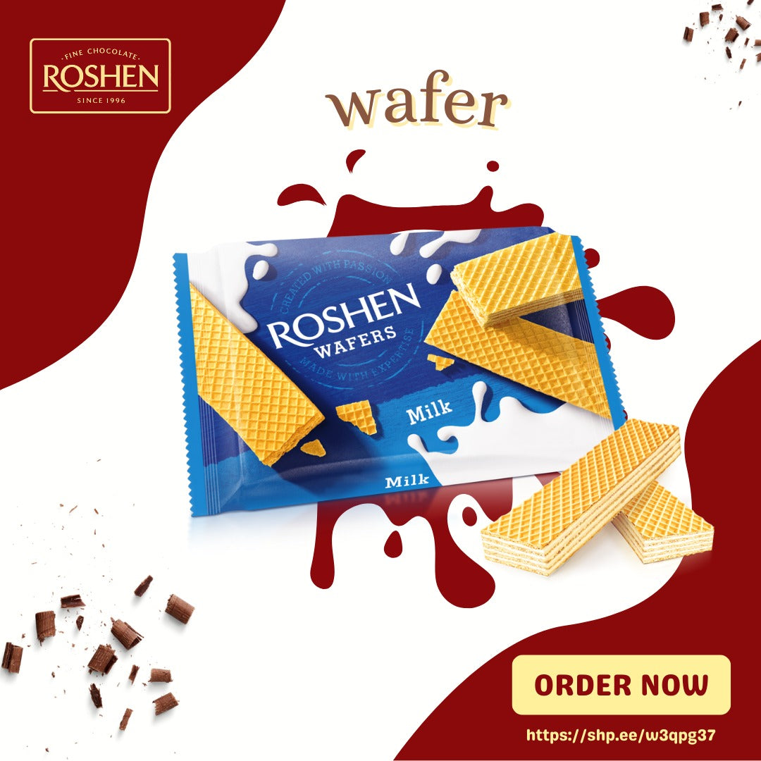 Roshen Wafers Milky Wafer
