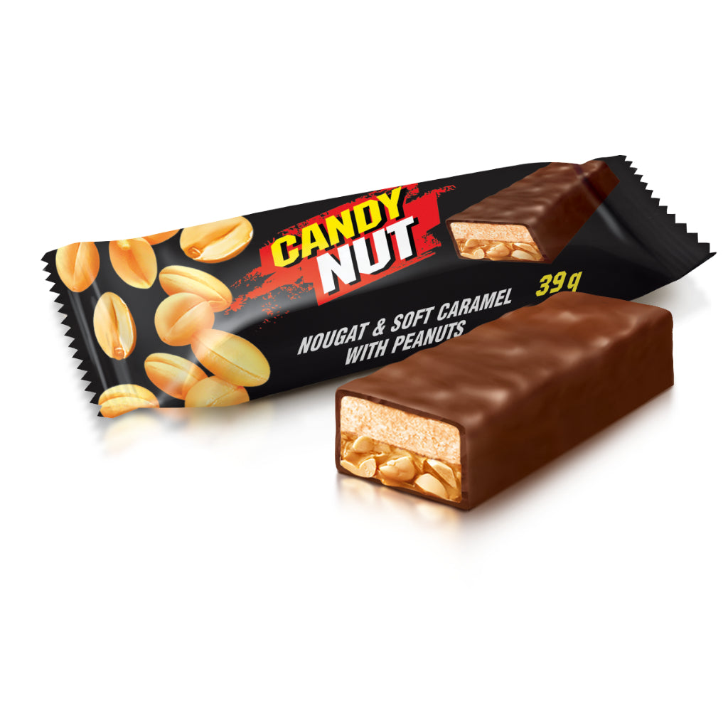 Roshen Candy Nut Nougat And Soft Caramel With Peanuts 1Kg