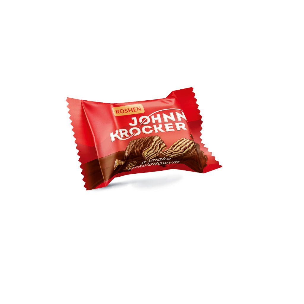 Roshen JOHNNY KROCKER CHOCO WAFERS WITH CHOCOLATE 1 KG